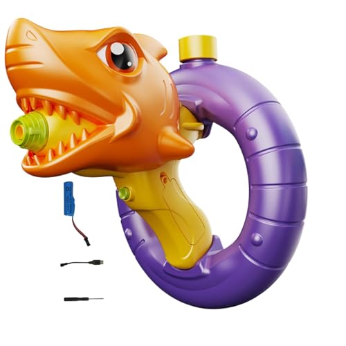 Wasser Squirter für Kinder, Wasser -Squirter | Netter Dinosaurierhai Electric Water Soakers - Sommer im Freien Spaß, leckeres 900 ml Tank, Pool Toy Party -Gefälligkeiten für Schwimmbad, Park, von Generic