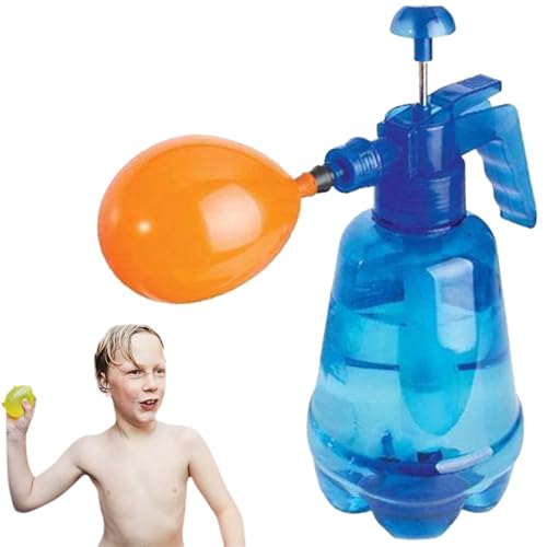 Wasserballonpumpe mit 500 Luftballons - Luft- und Wasserballonfüller | Handballonfüller für Kinder Outdoor Spaß | Schnellfüllstation für Sommerpartys, Gartenspiele & Wasserschlachten | Tragbar Wasserballonpumpe mit 500 Luftballons - Luft- und Wasserballonfüller | Handballonfüller für Kinder Outdoor Spaß | Schnellfüllstation für Sommerpartys, Gartenspiele & Wasserschlachten | Tragbar von Generic