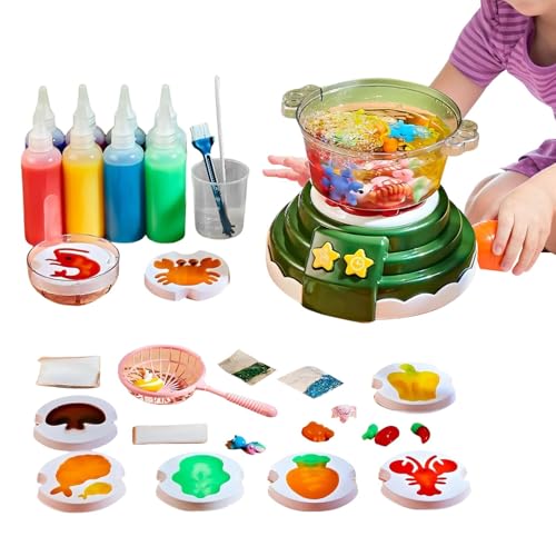 Wassergel-Bastelset – handgefertigtes Bastelmaterial-Set, lustiges handgefertigtes Wasserspielzeug, sicheres handgefertigtes Bastelmaterial-Set für Zuhause, ab 3 Jahren von Generic