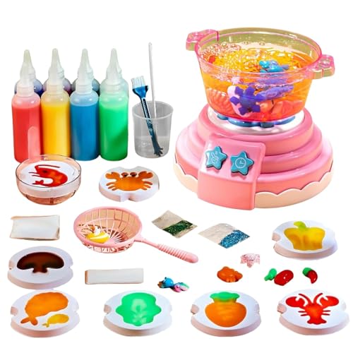 Wassergel-Spielzeug-Kreation-Set – handgefertigtes Herstellungsmaterial-Set | Lustiges handgemachtes Wasserspielzeug, sicheres handgefertigtes Materialset für Zuhause, ab 3 Jahren von Generic