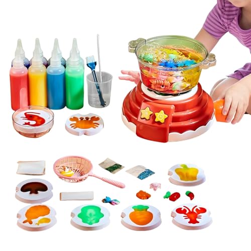 Wassergel-Spielzeug-Kreation-Set – handgefertigtes Herstellungsmaterial-Set | Lustiges handgemachtes Wasserspielzeug, sicheres handgefertigtes Materialset für Zuhause, ab 3 Jahren von Generic