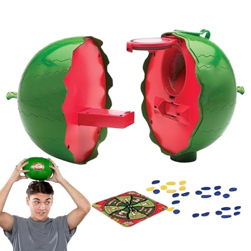 Wassermelonen-Smash-Spielzeug Watermelon Smash Lustiges Wassermelonen-Spiel für die Hand-Auge-Koordination – lehrreich für Familientreffen, inklusive Partyzubehör und ansprechendem Spielzeug von Generic