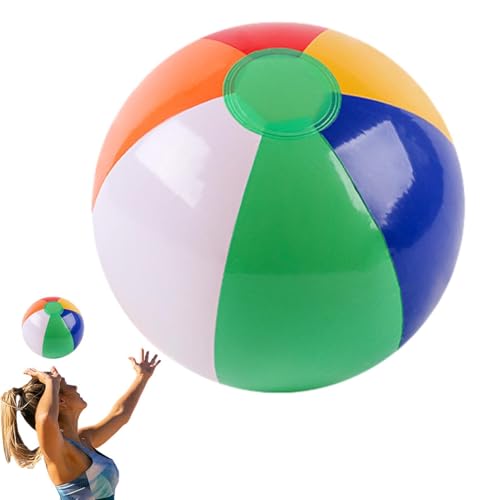 Wassersport-Ballspielzeug – Aufblasbares Strand-Ballspielzeug, Strandspielzeug Für Kinder, Partygeschenke, Schwimmbadspielzeug, Poolspielzeug-Set | Buntes Aufblasbares Spielzeug Für Den Innen- Und Auß von Generic