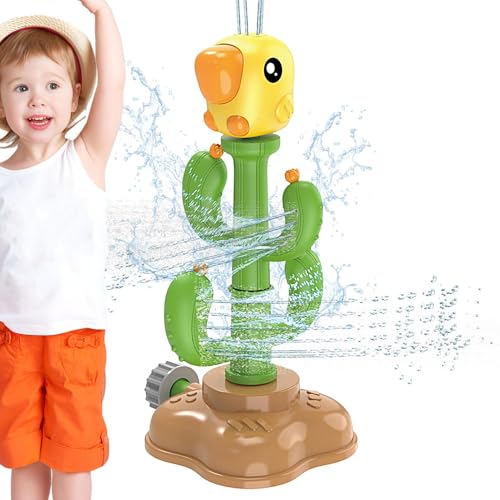 Wasserstrahl Sprinkler für Kinder - Kakteensprinkler | Spielzeug zur Bewässerung des Kaktus-Gartens, Kaktussprinkler im Freien, Gartenspiele, Wassersprinkler Spielzeug von Generic