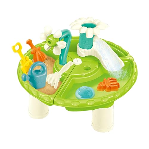 Wassertisch - Interaktiver Wasserspieltisch für Kleinkinder, Splash and Play pädagogischer Aktivitätentisch | Langlebige Wasserspielstation, verstellbare Springbrunnen, Outdoor-Spaßtisch für enfa von Generic