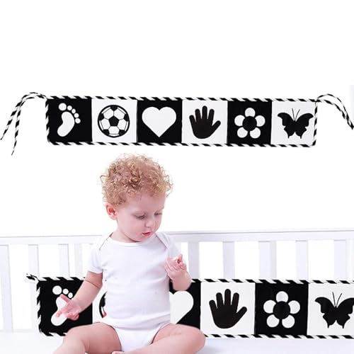 Weiche Bücher für Babybücher für - Crinkle sensorische Bücher - Stoffbücher, Kautablettenspielzeug, Feinmotorikspielzeug mit hohem Kontrast, Lernspielzeug für Rag Weiche Bücher für Babybücher für - Crinkle sensorische Bücher - Stoffbücher, Kautablettenspielzeug, Feinmotorikspielzeug mit hohem Kontrast, Lernspielzeug für Rag von Generic