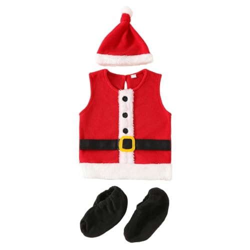 Weihnachts Kinder wojonifuiliy01 Jungen-Outfits&Set - Christmas Kleinkind Kinder Kind Säugling Neugeborenes Baby Jungen Mädchen Strampler Langarm Kinder Weihnachten Kostüm (Xmas, 12-18 Months) von Generic