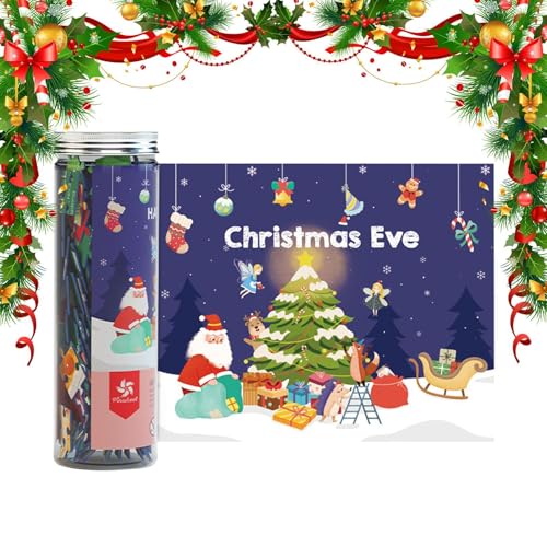 Weihnachts-Puzzle, Weihnachts-Puzzles - Denksport-Puzzle | Pädagogische Familienpuzzles, buntes Puzzle-Spielzeug für Erwachsene, Familie, STEM-Kinderpuzzle-Spielzeug Weihnachts-Puzzle, Weihnachts-Puzzles - Denksport-Puzzle | Pädagogische Familienpuzzles, buntes Puzzle-Spielzeug für Erwachsene, Familie, STEM-Kinderpuzzle-Spielzeug von Generic