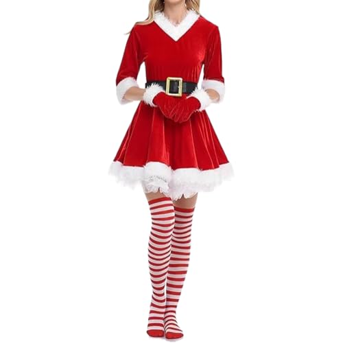 Weihnachtskostüm | Weihnachtskleid - Bühnenanzug Outdoor Karneval Maskiert Familienfoto Weihnachtskostüm | Weihnachtskleid - Bühnenanzug Outdoor Karneval Maskiert Familienfoto von Generic