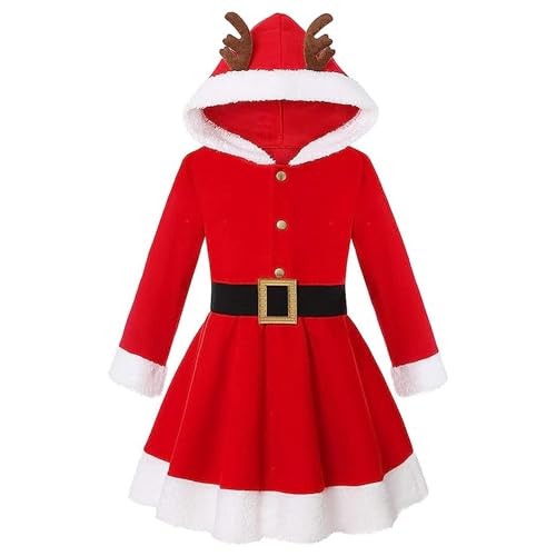Weihnachtsmannkleid für Mädchen | Niedliche Weihnachten für Mädchen im Alter von 3 bis 15 Jahren - Weihnachts-Cosplay- für Kostüme, Rollenspiele, Bankette, Studentenbälle, Aufführungen Weihnachtsmannkleid für Mädchen | Niedliche Weihnachten für Mädchen im Alter von 3 bis 15 Jahren - Weihnachts-Cosplay- für Kostüme, Rollenspiele, Bankette, Studentenbälle, Aufführungen von Generic