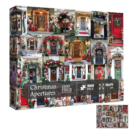 Weihnachtspuzzle, Weihnachts-Adventskalender-Puzzle, langer Adventskalender, Puzzles 1000 Teile – Countdown-Kalender im Design für und Mädchen. Weihnachtspuzzle, Weihnachts-Adventskalender-Puzzle, langer Adventskalender, Puzzles 1000 Teile – Countdown-Kalender im Design für und Mädchen. von Generic