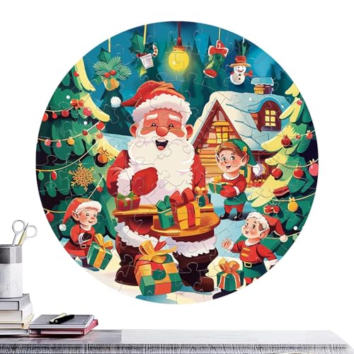 Weihnachtspuzzle 70 Teile – Puzzle für Kinder, 2D-Puzzle-Lernen | Flugzeug-Puzzle, kreatives pädagogisches Montagepuzzle, 70 Teile passen zusammen, für Kinder, perfekt für Spieleabende von Generic