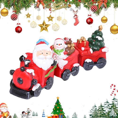 Weihnachtszug, Weihnachtszug – Weihnachtszug-Sets aus Harz mit Weihnachtsmotiv | Tragbares Lernspielzeug, Weihnachtsbaum-Zug-Set für Feiertagsdekoration Weihnachtszug, Weihnachtszug – Weihnachtszug-Sets aus Harz mit Weihnachtsmotiv | Tragbares Lernspielzeug, Weihnachtsbaum-Zug-Set für Feiertagsdekoration von Generic