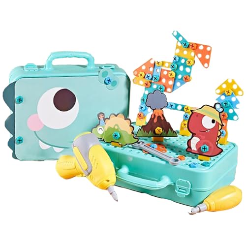 Werkzeugkiste für Kleinkinder, Werkzeugkiste für Kinder | Simuliertes Bohren und Schraubenspielzeug für Kinder | Multifunktionaler Spielwerkzeugkasten Simulierter Schraubwerkzeugkasten, Werkzeugkiste für Kleinkinder, Werkzeugkiste für Kinder | Simuliertes Bohren und Schraubenspielzeug für Kinder | Multifunktionaler Spielwerkzeugkasten Simulierter Schraubwerkzeugkasten, von Generic