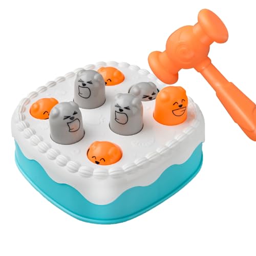 Whack Un Maulwurf-Spielzeug – Hammerschlag-Maulwurf | Kuchenform-Spiel, Hand-Auge-Koordinationsaktivität für Kinder, interaktives Lernspiel für Kinder Whack Un Maulwurf-Spielzeug – Hammerschlag-Maulwurf | Kuchenform-Spiel, Hand-Auge-Koordinationsaktivität für Kinder, interaktives Lernspiel für Kinder von Generic