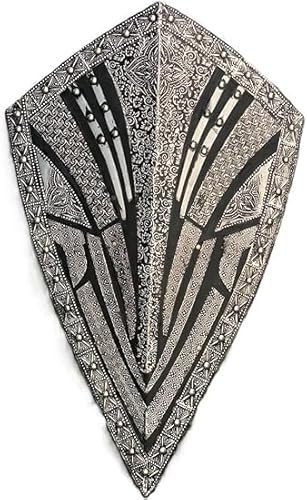 Wikinger Templer Schild Requisite Nachbildung Rollenspiel & Cosplay Geschenkartikel Holz Wikinger Schild 71,1 cm von Generic