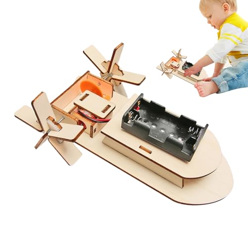 Wissenschaftliche Bauprojekte mit Experimenten,Lustige Puzzles Und Kreative Holzmodelle| Tragbares Lernspielzeug Für Motorik Mit Wiederaufladbarem Elektrischem Schiff Für Klassenzimmer Wissenschaftliche Bauprojekte mit Experimenten,Lustige Puzzles Und Kreative Holzmodelle| Tragbares Lernspielzeug Für Motorik Mit Wiederaufladbarem Elektrischem Schiff Für Klassenzimmer von Generic