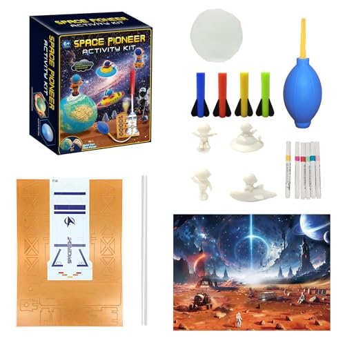 Wissenschaftliche Bildungssets,Planeten Malen Lernspielzeug | STEM Aktivitäten Homeschool Material Lernspiele Für Kinder Wissenschaftliche Bildungssets,Planeten Malen Lernspielzeug | STEM Aktivitäten Homeschool Material Lernspiele Für Kinder von Generic