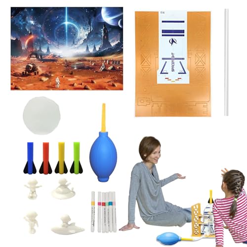 Wissenschaftliches Malen Spielzeug,Raum Zeichnen Wissenschaftliches Bastelspielzeug - STEM Aktivitäten Homeschool Material Lernspiele Für Kinder Wissenschaftliches Malen Spielzeug,Raum Zeichnen Wissenschaftliches Bastelspielzeug - STEM Aktivitäten Homeschool Material Lernspiele Für Kinder von Generic