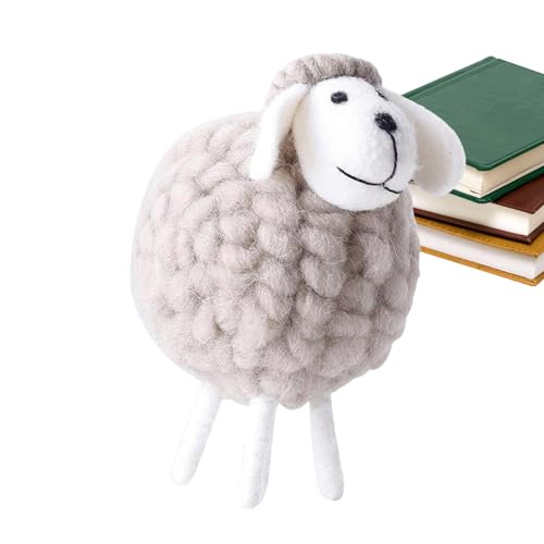 Wollfilz-S-SHEEP, Lammfigur Aus Filz | Süße Dekorationsspielzeug Aus Gefilzter Wolle, Weihnachtsbäume Aus Wollfilz, Dekorative Figuren Aus von Generic