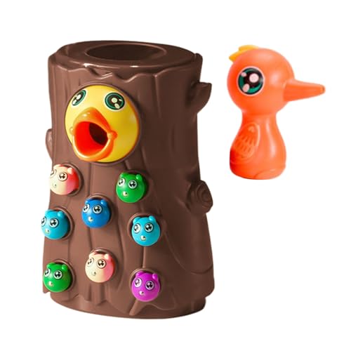 Woodpecker Worm Catching Game - Interaktives Lernspielset | Dünnes Motorspielzeug aus Holz, Früherziehungs-Trainingswerkzeug für Kinder zum Geburtstag Woodpecker Worm Catching Game - Interaktives Lernspielset | Dünnes Motorspielzeug aus Holz, Früherziehungs-Trainingswerkzeug für Kinder zum Geburtstag von Generic