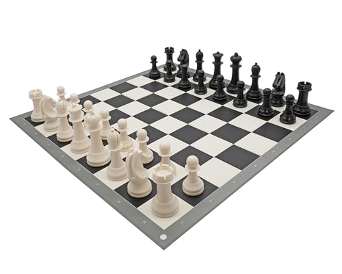 World Chess Championship Set Full Official Turnier Extra Queens Unique Sets for Kids and Adults Board Game Weighted Pieces (Extra Queens) von World Chess