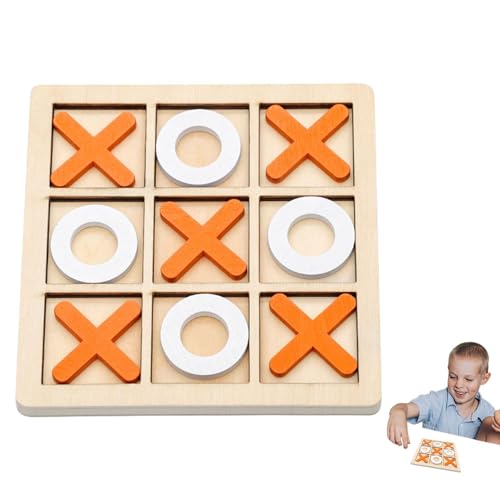 Xo Board Game - Kids Table Game, Children Educational Game | Tictactoe Board Game, Kids Learning Board Game, Noughts and Crosses Table Family Game, Great for Kids and Adults von Generic