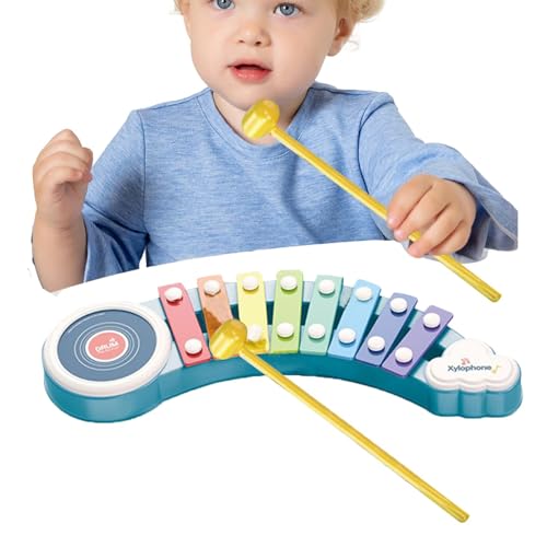 Xylophon-Klavier, Spielzeug-Xylophon, tragbares Xylophon-Schlaginstrument, klassisches interaktives Spielzeug für Kinder, Lern- und Bildungsspielzeug für Mädchen und Kleinkinder von Generic