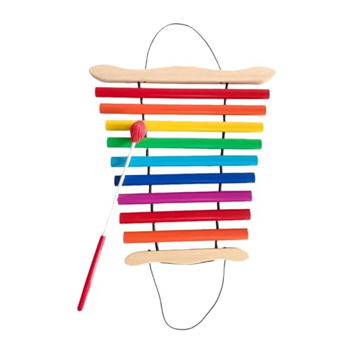 Xylophon mit 9 Tönen, pädagogisches Lernspielzeug, Geburtstagsgeschenk, Motorik-Spielzeug, 9 Töne, handliches Glockenspiel, Musikinstrument für Xylophon mit 9 Tönen, pädagogisches Lernspielzeug, Geburtstagsgeschenk, Motorik-Spielzeug, 9 Töne, handliches Glockenspiel, Musikinstrument für von Generic