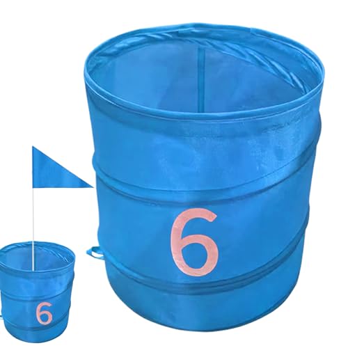 Yard Game Bucket - Faltbares Splitterziel, tragbares Übung Net | Outdoor -Training Eimer, Oxford Stoffgolfausrüstung, Familienspaß Hinterhofspiel, Anfänger Erwachsene Kinder Männer Frauen Fr Yard Game Bucket - Faltbares Splitterziel, tragbares Übung Net | Outdoor -Training Eimer, Oxford Stoffgolfausrüstung, Familienspaß Hinterhofspiel, Anfänger Erwachsene Kinder Männer Frauen Fr von Generic