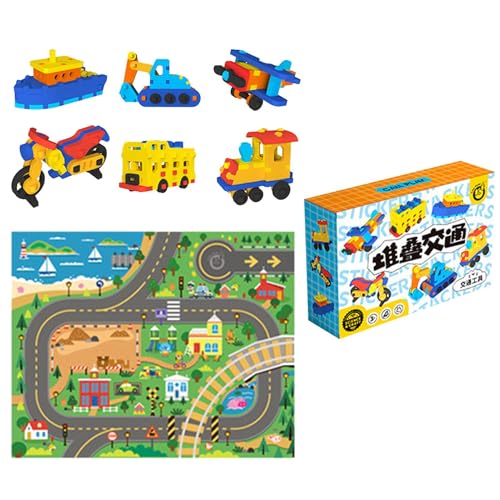 Zerlegbares Auto-Set, zerlegbares Spielzeug für | Montagewagen-Set - Lernspielzeug zum Bauen für Kinder ab 3 Jahren, Lernaktivitäten, Rollenspielspielzeug von Generic