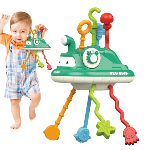 Ziehspielzeug für Babys, sensorisches Ziehspielzeug, Lustiges Baby-Sensorspielzeug, Kinderwagen-Spielzeug, Kompaktes Kinderwagen-Spielzeug für Babys, Autositz, Spielzeug für Kinder ab 18 Monaten von Generic