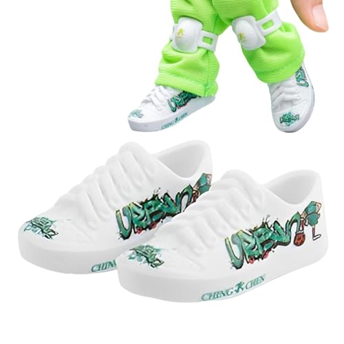 minii-Fingerbrettschuhe – Fingerspielzeug, Miniaturschuhe, Puppenschuhe, Finger-Scooter-Schuhe | Fingerboard-Schuhe, Tiny Toys, Sneaker, Schreibtischspielzeug, Puppenschuhe, Finger-Breakdance, Finger- von Generic