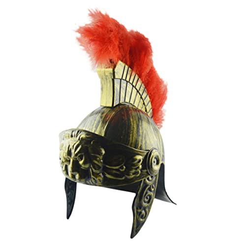 samuraii-Hut-Gladiator-Helme – Gladiator Maximus arenaa-Helm, Retro-Armet Mit Beweglichem Visier | Männer Retro samuraii Krieger Ritter Kopfbedeckung Kostümzubehör, Gold Krieger Helm Gladiator Für Män von Generic