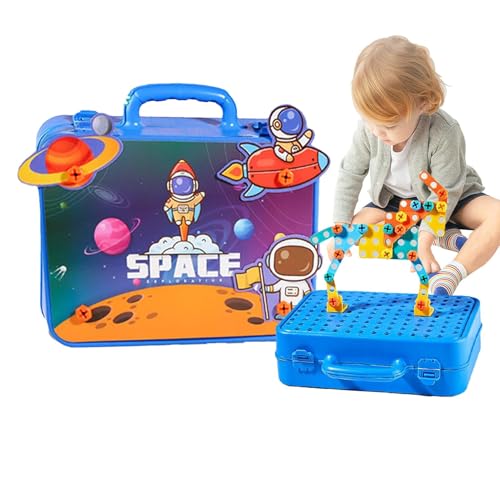 - und Schraubenspielzeug für Kleinkinder, Werkzeugkiste für Kinder | Frühe pädagogische kreative Spieltoolbox,Simuliertes - und Schraubenspielzeug für Kinder, vielseitiges Schraubenwerkzeugski - und Schraubenspielzeug für Kleinkinder, Werkzeugkiste für Kinder | Frühe pädagogische kreative Spieltoolbox,Simuliertes - und Schraubenspielzeug für Kinder, vielseitiges Schraubenwerkzeugski von Generic