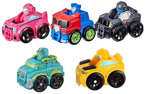 5er-Pack Mini BOT Racers, kompatibel mit Transformers Optimus Prime von Genérico