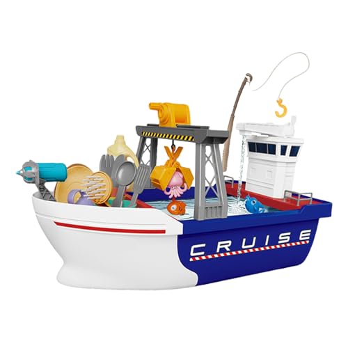 Angelbootspielzeug – Badespielzeug für Fähre | Schwimmendes Wasserspielzeug für Kinder, Spielzeug für Pool und Bad | Miini Angelboot-Ornament | Simulationsspiel Angelbootspielzeug – Badespielzeug für Fähre | Schwimmendes Wasserspielzeug für Kinder, Spielzeug für Pool und Bad | Miini Angelboot-Ornament | Simulationsspiel von Genérico