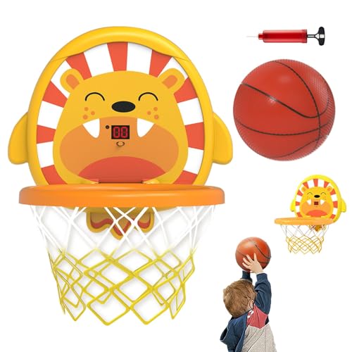 Badespielzeug mit Basketball-Reifen für Badewanne für Kleinkinder | Basketball Hoop Kit für Kinder - Basketball Hoop Set mit Saugnapf für Geburtstag Weihnachten Ostern von Genérico