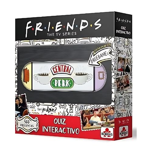 Bandai Quiz Friends ZZ21114 - 100 % der mythischen Würde de Friends – interaktives Spiel für Familie und Freunde – Spanisch von Genérico