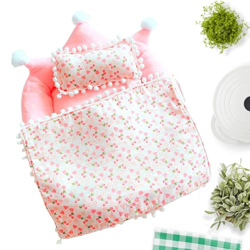 Bettzubehör für Babypuppen, Puppenzubehör mit Kissen und Decke, dekoratives Spielzeug, Simulationsspiel für und Mädchen Bettzubehör für Babypuppen, Puppenzubehör mit Kissen und Decke, dekoratives Spielzeug, Simulationsspiel für und Mädchen von Genérico