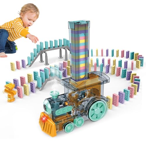Creative Domino Train – Automatische elektrische Maschine für Kleinkinder | Lernspielzeug für Kleinkinder | Lustiges Gartenspielzeug für Kleinkinder Creative Domino Train – Automatische elektrische Maschine für Kleinkinder | Lernspielzeug für Kleinkinder | Lustiges Gartenspielzeug für Kleinkinder von Genérico