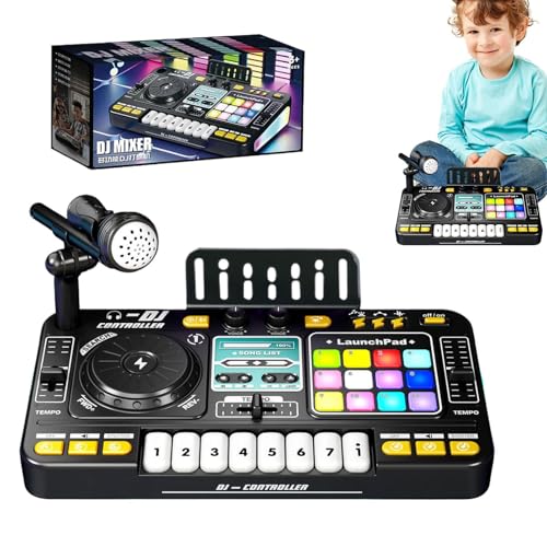 DJ-Mixer für Kinder, interaktives digitales Audio-Lernspielzeug, lustiges Musikinstrument-Spielzeug, aufladbar über USB, für Kinder und Anfänger DJ-Mixer für Kinder, interaktives digitales Audio-Lernspielzeug, lustiges Musikinstrument-Spielzeug, aufladbar über USB, für Kinder und Anfänger von Genérico