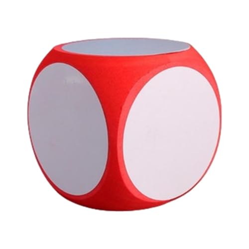 Dice Trockenlöschschaum – Jumbo Dice Cube zum Zeichnen, Schreiben und Spielen, wiederverwendbare Klassenzimmer-Werkzeuge | großer löschbarer Schaumstoffblock für Mathematik, Rechtschreibübung, Dice Trockenlöschschaum – Jumbo Dice Cube zum Zeichnen, Schreiben und Spielen, wiederverwendbare Klassenzimmer-Werkzeuge | großer löschbarer Schaumstoffblock für Mathematik, Rechtschreibübung, von Genérico