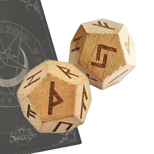 Dice de Aciano aus Holz, zweiteiliges Wahrsagenset, kompaktes Design, tragbar, Unterhaltung, langlebige Handwerkskunst, Sammlerstory zum Lesen Dice de Aciano aus Holz, zweiteiliges Wahrsagenset, kompaktes Design, tragbar, Unterhaltung, langlebige Handwerkskunst, Sammlerstory zum Lesen von Genérico