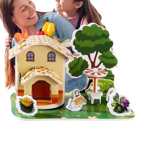 Dreidimensionales pädagogisches Puzzle, architektonisches Lernspiel für Kinder, kreatives Lernspiel mit Miniaturszenen und interaktiver Aktivität für Kinder im Vorschulalter von Genérico