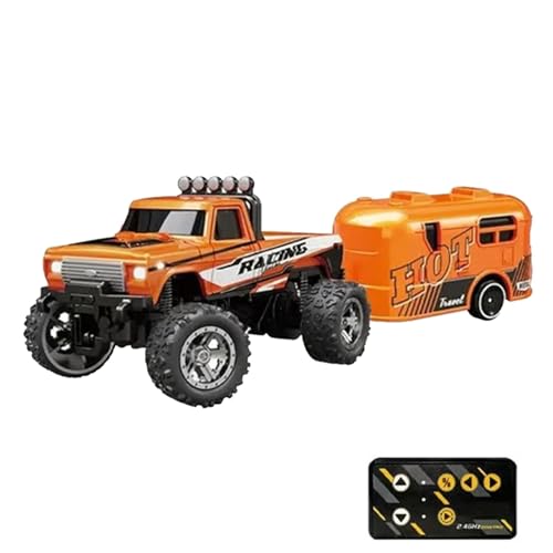 Ferngesteuertes Auto für Kinder, Fernsteuerungsauto für LKW, kleines Spielzeug für RC LKW, wiederaufladbares Elektroautospielzeug, 2,4 GHz RC-Fahrzeug mit Lichtern, Maßstab 1: von Genérico