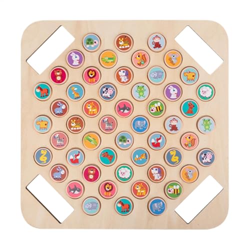 Gedächtnisspiel – Gedächtnisspiele für Kinder von 4 bis 8 Jahren | passendes Schachbrett | Cartoon-Muster für frühe Entwicklung | Denkspielzeug L Gedächtnisspiel – Gedächtnisspiele für Kinder von 4 bis 8 Jahren | passendes Schachbrett | Cartoon-Muster für frühe Entwicklung | Denkspielzeug L von Genérico