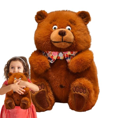 Gefüllter Bär, Bär-Spielzeug, brauner Teddybär, Sammelfigur für Kinder, Cartoon-Puppe, für Wohnzimmer, Schreibtisch, Auto Gefüllter Bär, Bär-Spielzeug, brauner Teddybär, Sammelfigur für Kinder, Cartoon-Puppe, für Wohnzimmer, Schreibtisch, Auto von Genérico