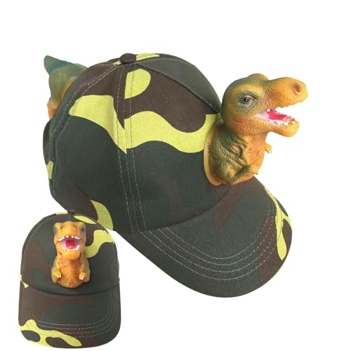 Genérico Baseballmütze für Kinder, Dinosaurier, Baseballmütze für Kinder, modisches Accessoire, Freizeitkostüm für Halloween, Schule, Reisen, und Outdoor-Aktivitäten Genérico Baseballmütze für Kinder, Dinosaurier, Baseballmütze für Kinder, modisches Accessoire, Freizeitkostüm für Halloween, Schule, Reisen, und Outdoor-Aktivitäten von Genérico