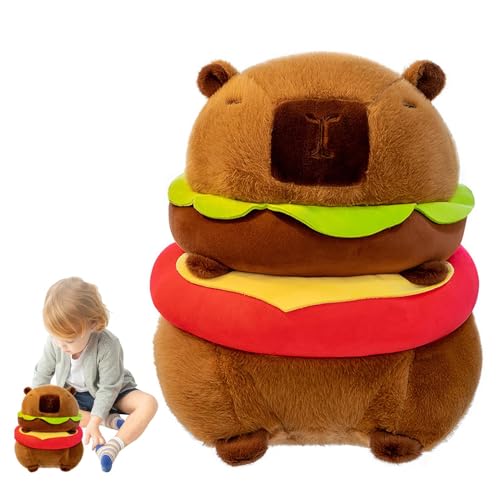 Genérico Carpincho - Hamburger Carpincho Tier Spielzeugpuppe - Sofa-Dekoration, Plüschfigur, niedlich und weich, für Kinder von Genérico